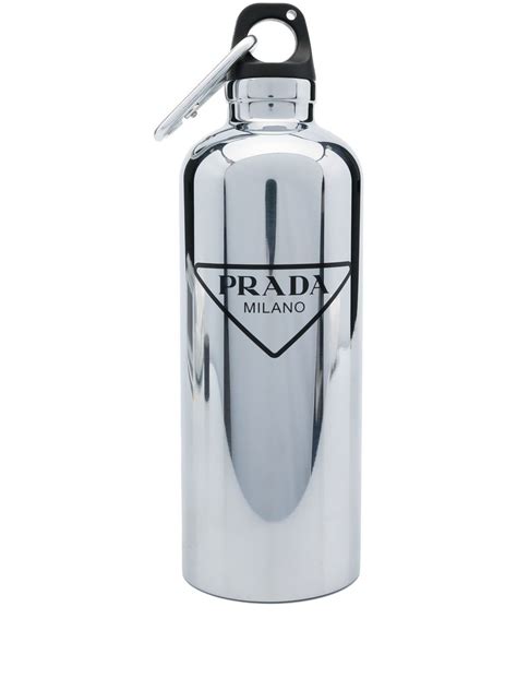 prada stainless steel water bottle.